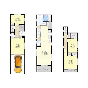 4LDK 間取り図