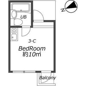 ワンルーム 間取り図