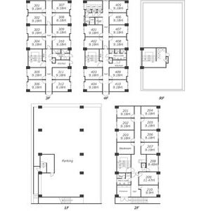 ワンルーム 間取り図