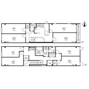 ワンルーム 間取り図