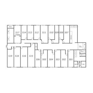 ワンルーム 間取り図