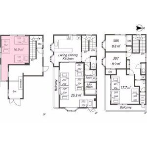 ワンルーム 間取り図