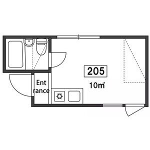 ワンルーム 間取り図
