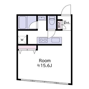 ワンルーム 間取り図