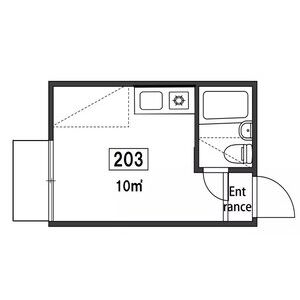 ワンルーム 間取り図