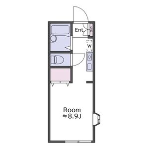 ワンルーム 間取り図