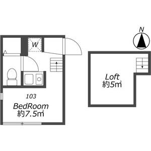 ワンルーム 間取り図