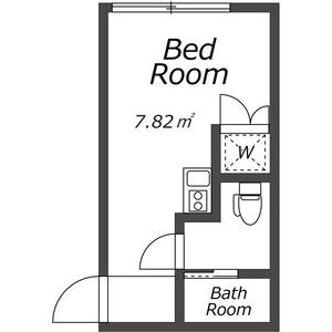ワンルーム 間取り図