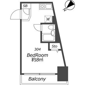 ワンルーム 間取り図