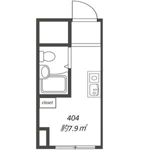 ワンルーム 間取り図