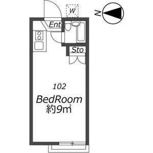 ワンルーム 間取り図