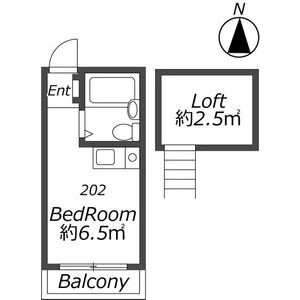 ワンルーム 間取り図