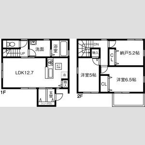 3LDK 間取り図