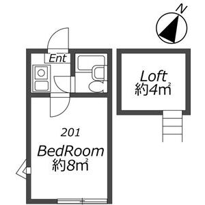 ワンルーム 間取り図