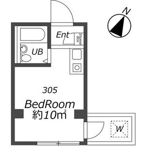 ワンルーム 間取り図