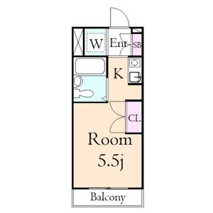 ワンルーム 間取り図