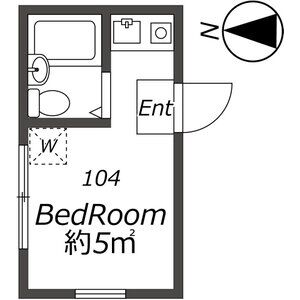 ワンルーム 間取り図