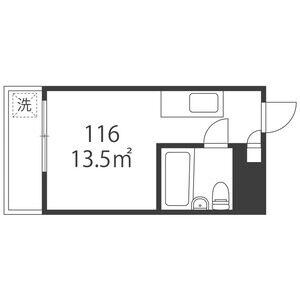 ワンルーム 間取り図