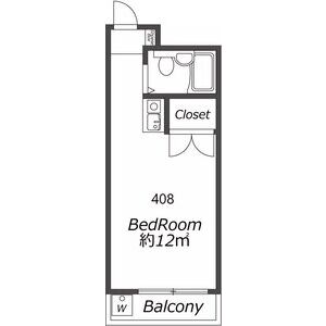 ワンルーム 間取り図