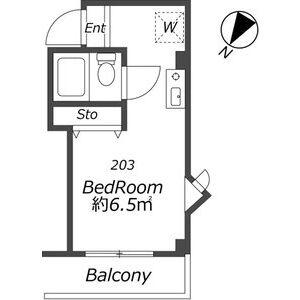 ワンルーム 間取り図