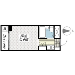 ワンルーム 間取り図