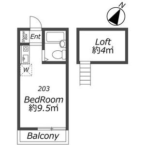 ワンルーム 間取り図