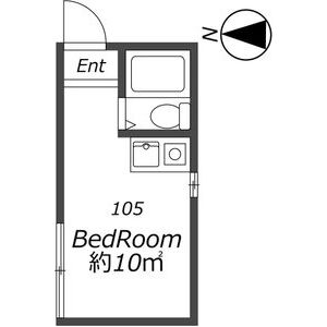 ワンルーム 間取り図