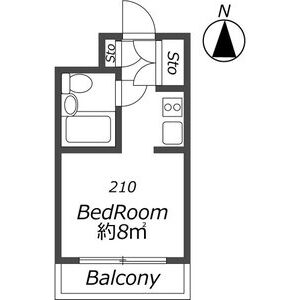 ワンルーム 間取り図