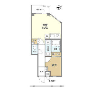 ワンルーム 間取り図