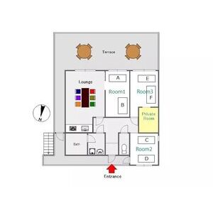 ワンルーム 間取り図