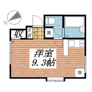 ワンルーム 間取り図