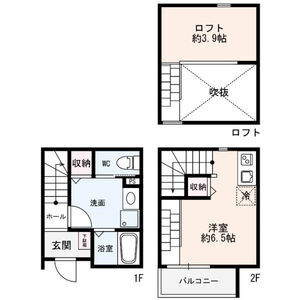 ワンルーム 間取り図