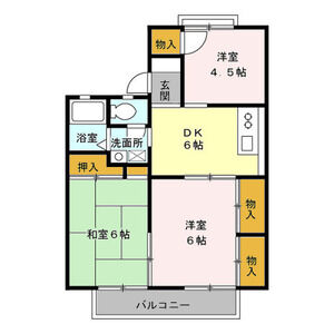 3DK 間取り図