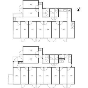 ワンルーム 間取り図
