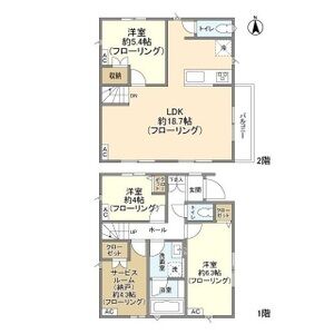 3LDK 間取り図