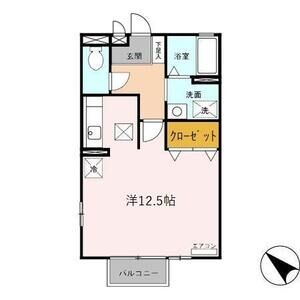 ワンルーム 間取り図
