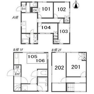ワンルーム 間取り図