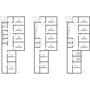 ワンルーム 間取り図