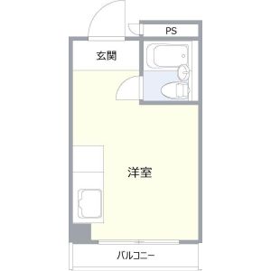 ワンルーム 間取り図