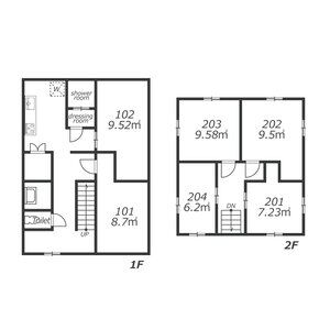 ワンルーム 間取り図