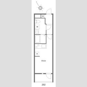 ワンルーム 間取り図