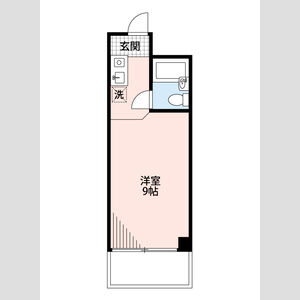 ワンルーム 間取り図