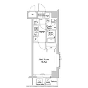 ワンルーム 間取り図