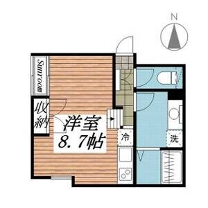 ワンルーム 間取り図