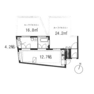 ワンルーム 間取り図