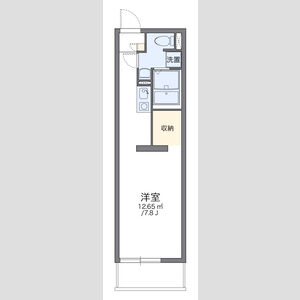 ワンルーム 間取り図