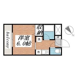 ワンルーム 間取り図