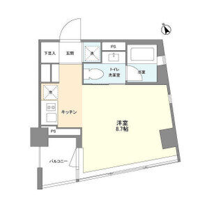 ワンルーム 間取り図