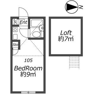 ワンルーム 間取り図