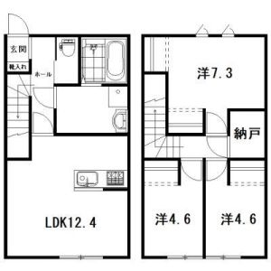 3LDK 間取り図